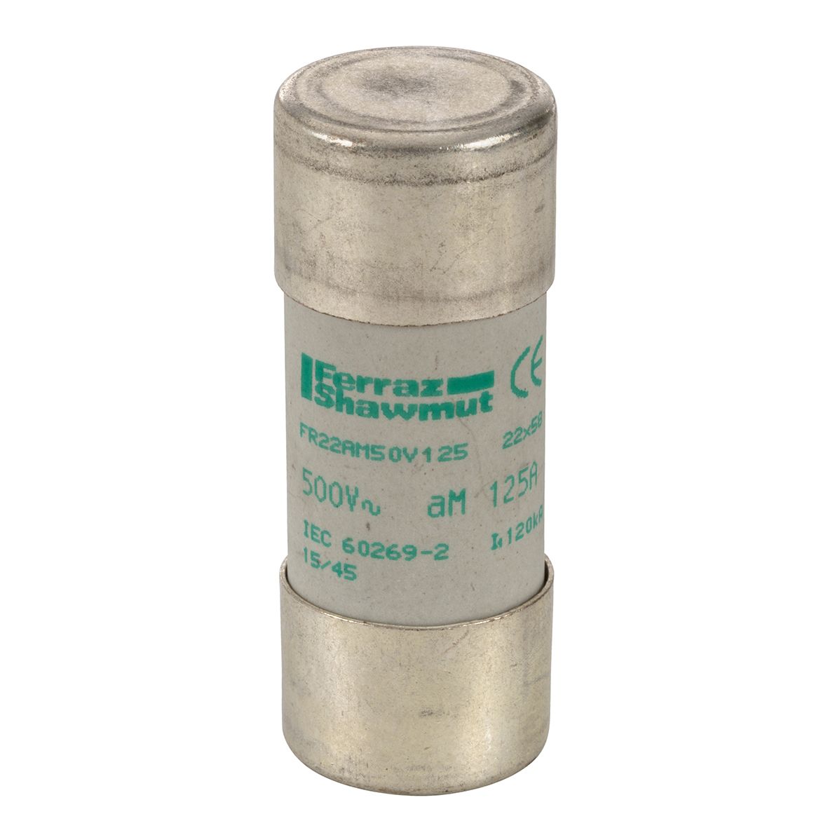 J218209 - Cylindrical fuse-link aM 500VAC 22.2x58, 125A